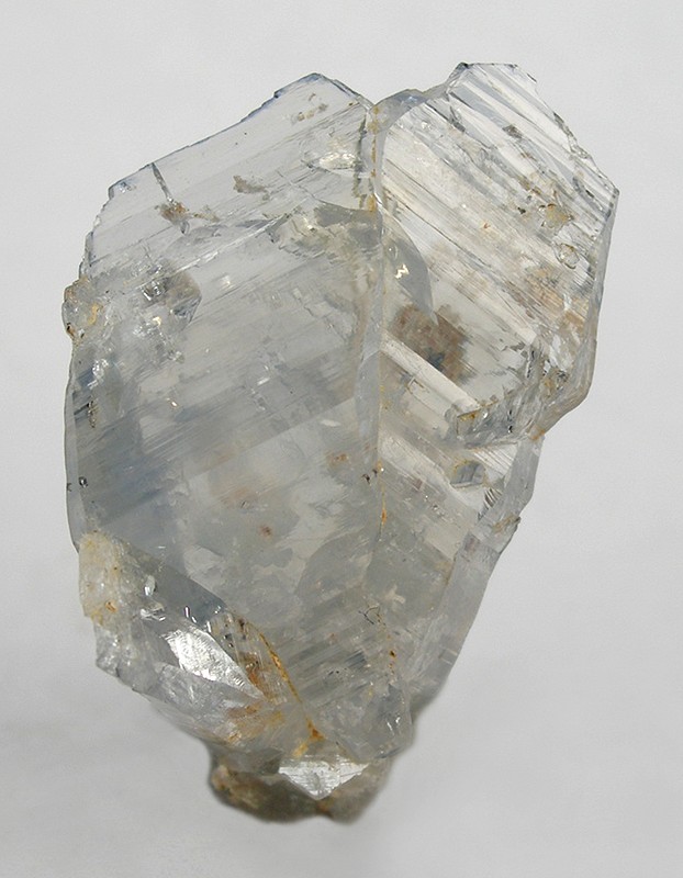 A photograph of transparent/white corundum
