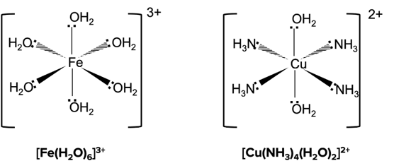 Some examples of metal complexs